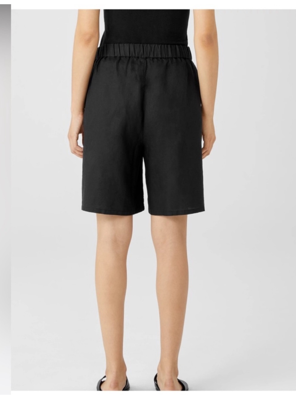 NWT Eileen Fisher Organic Linen Shorts - Picture 3 of 6